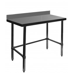 SS Open Base Work Table